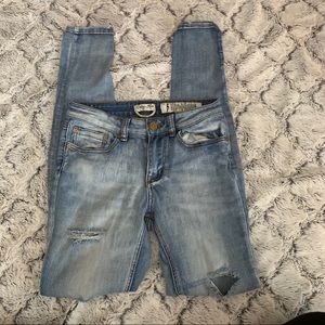 Ripped Skinny Jeans Indigo Rein